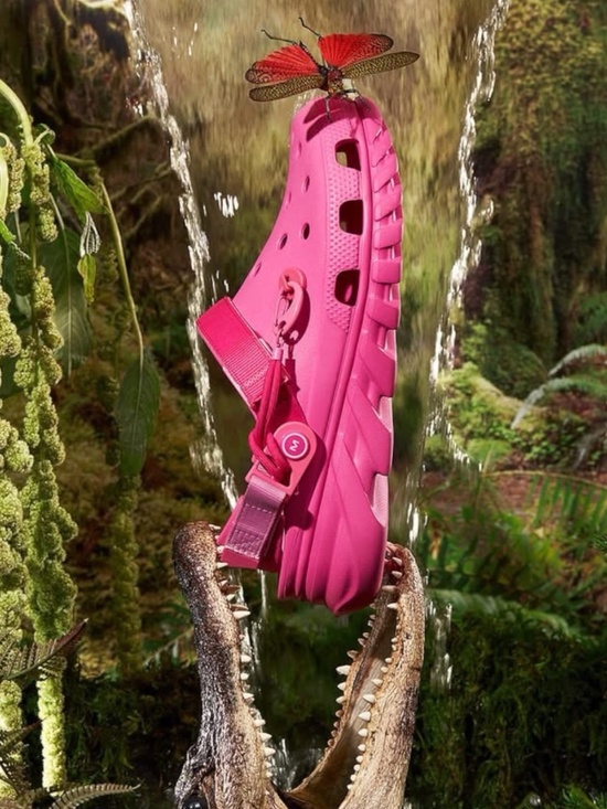 Crocs X Post Malone Rare Duet Max II Platform Slip On Clogs Electric Pink W10 M8 main image 15